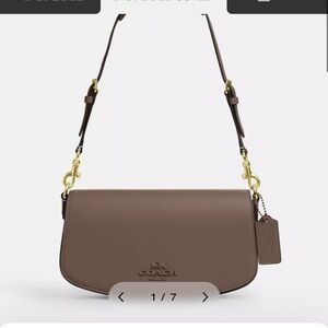 Coach Andrea Shoulder Bag - Dark Stone